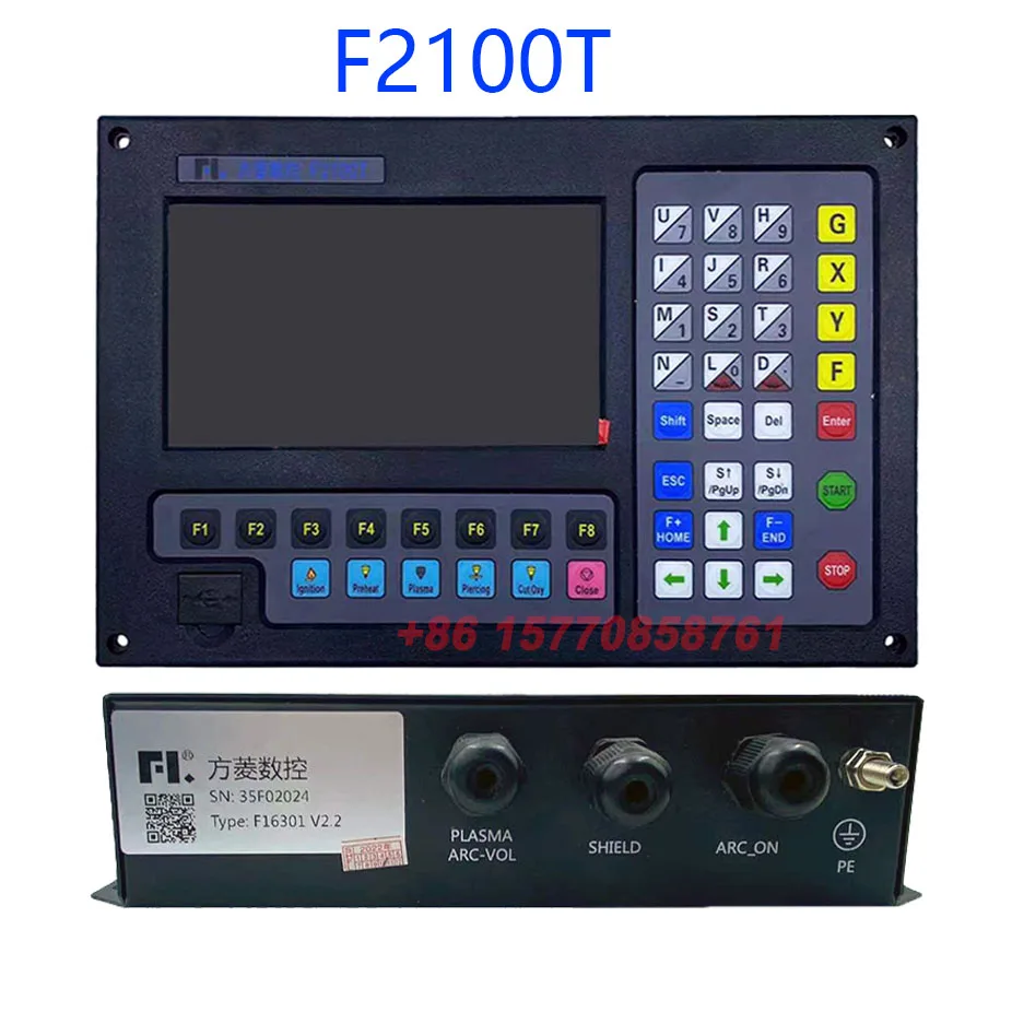 F2100T 2-axis CNC system Flame cutting machine system Plasma CNC system 2100T integrated F16301 THC Lifter JYKB-100-DC24V-T3