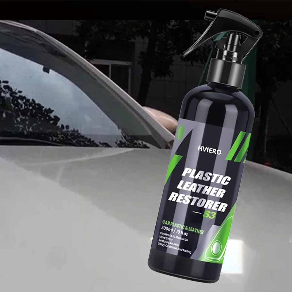 S3 50ml Cars Interior Parts Liquid Leather Plastic Renovator Refreshing Restorer Foam Cleaner Spray Refurbishment Paste for Auto