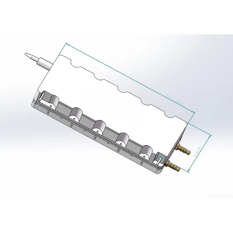 Second Hand 1000W Modified Fiber Laser Module, SMA905 Armored Laser Source for 2mm Metal Cutting