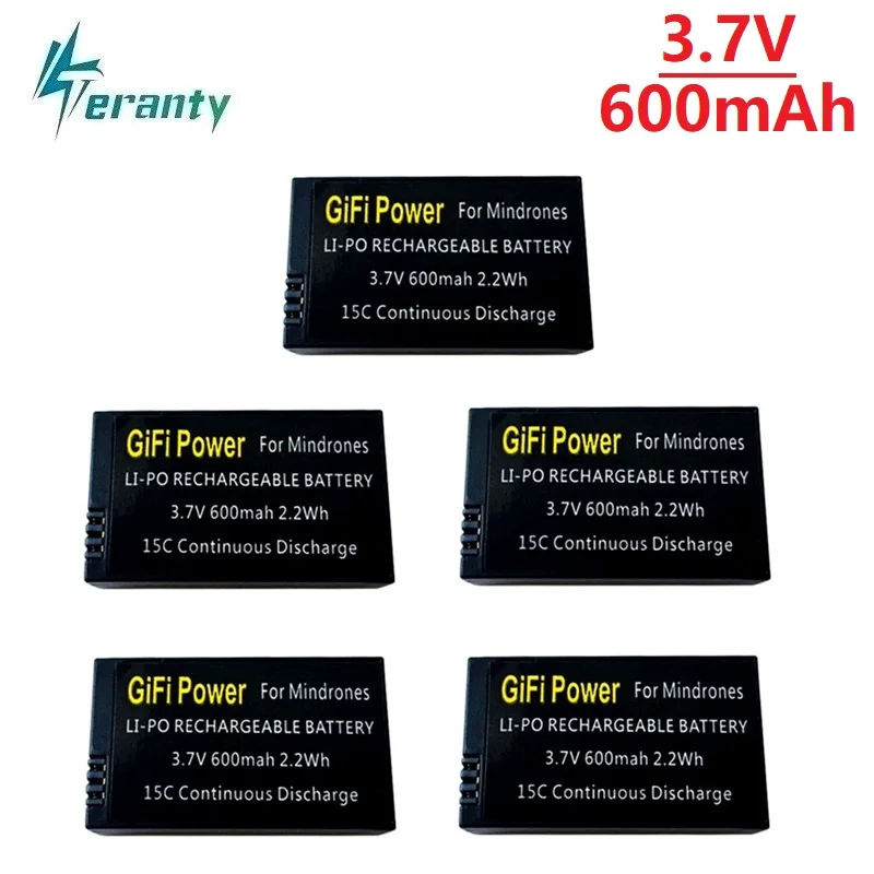 3.7V 600mah Replacement Lipo Battery Large Capacity Drones Battery For Parrot MiniDrones Mambo Jumping Sumo&Rolling Spider