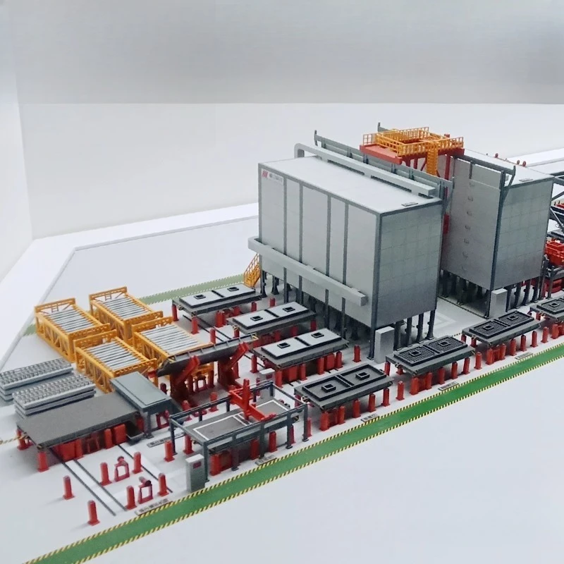 Water environment teaching specimen, factory equipment display model, custom sewage treatment environmental machinery sand table