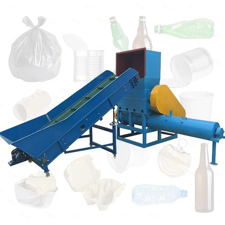 

Made in china wholesale plastic rubber raw material process equipment plastic crushing machines