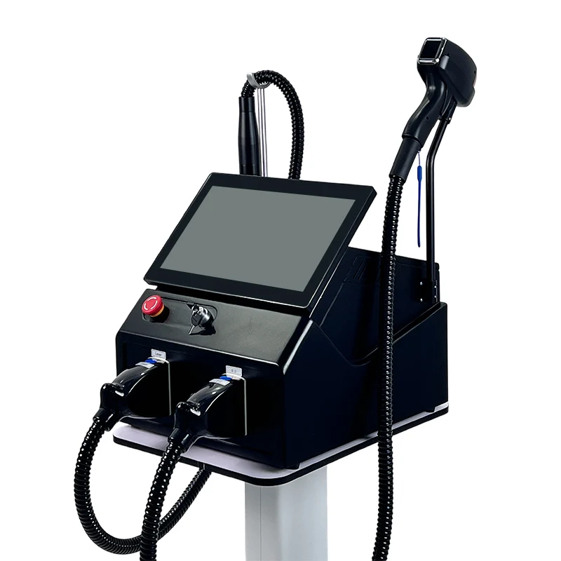 2in1 808nm picosecondlaser machine Professional Diode Laser Hair Removal Machine Painless Ice Hair Removal Tattoo Removal 4000W