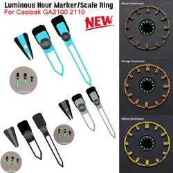 For Casioak GA2100 2110 Luminous Hour Marker Scale Ring Index Dial Ring DIY Watch Modification Dial Watch Refit Mod Accessories