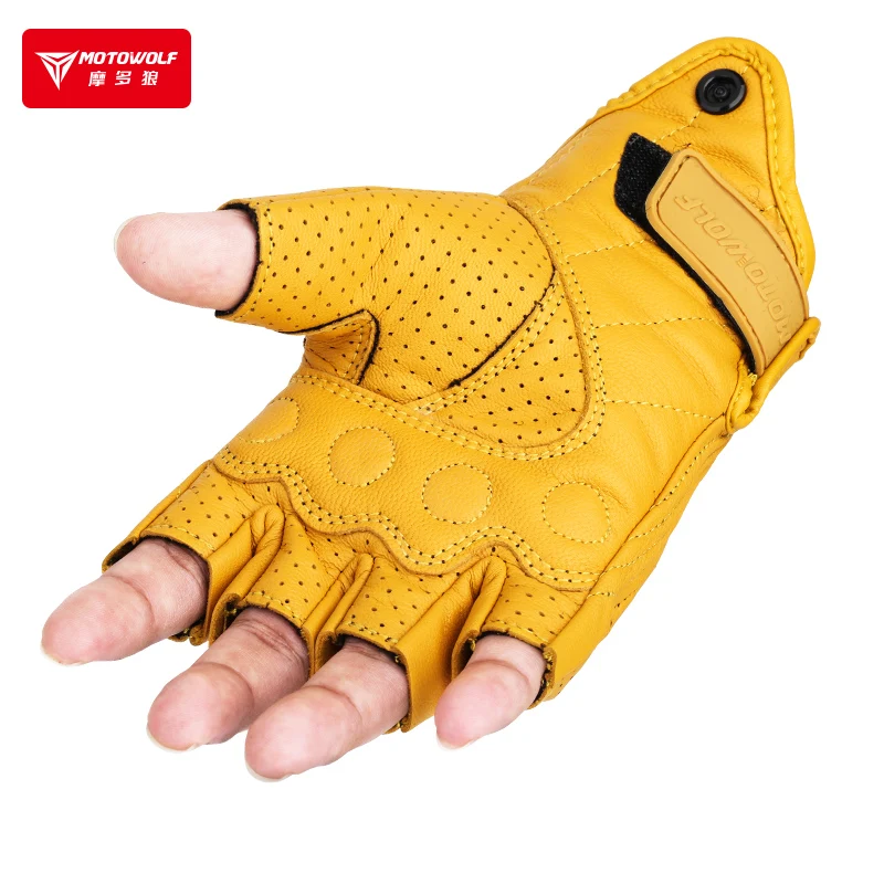 Neue Sommer Motorrad Reiten Leder atmungsaktive Handschuhe Outdoor Motorrad Absturz sicherung Reiten Motorrad handschuhe