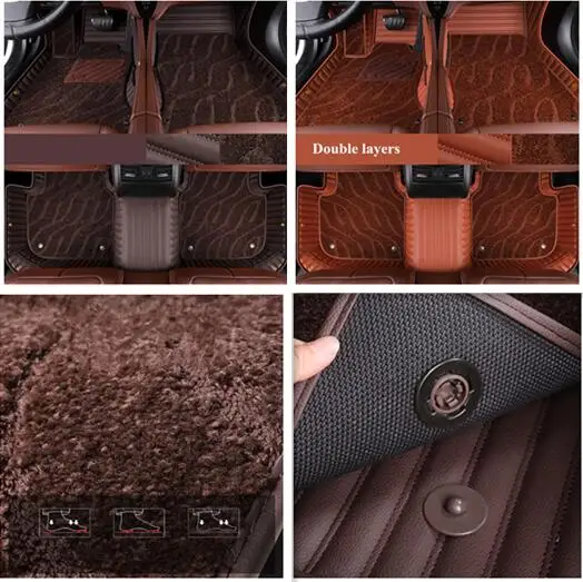 

Специальные автомобильные коврики на заказ для Mercedes Benz E 220d 300 350 450 W214 Sedan 2025 двухслойные ковры Коврики для E Class 2024