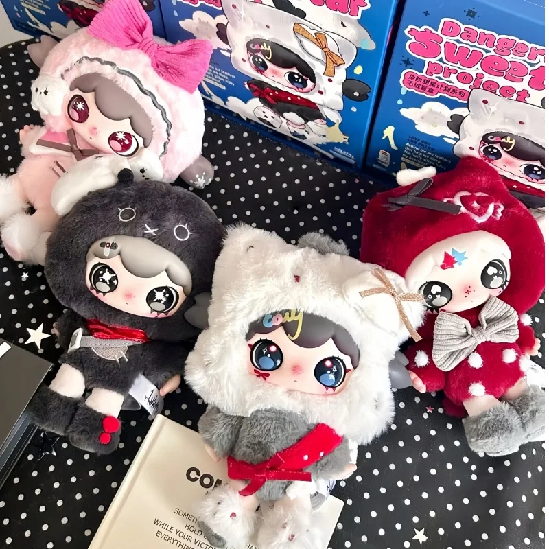 

Новый Lulumi Dangerous Sweet Star Plan, плюшевая виниловая слепая коробка, игрушки, милая загадочная коробка, куклы, виниловая модель для лица, сумка, подвеска, подарок