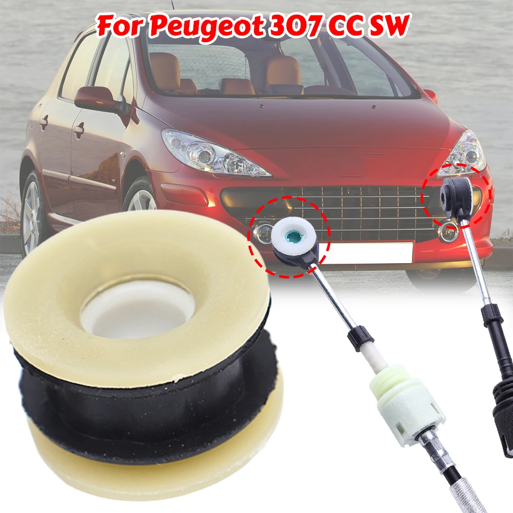 

Manual Gearbox Shift Cable Linkage Control Bush Gear Shifter Lever Selector End Rod Connect For Peugeot 307 CC SW 2001 2002-2008