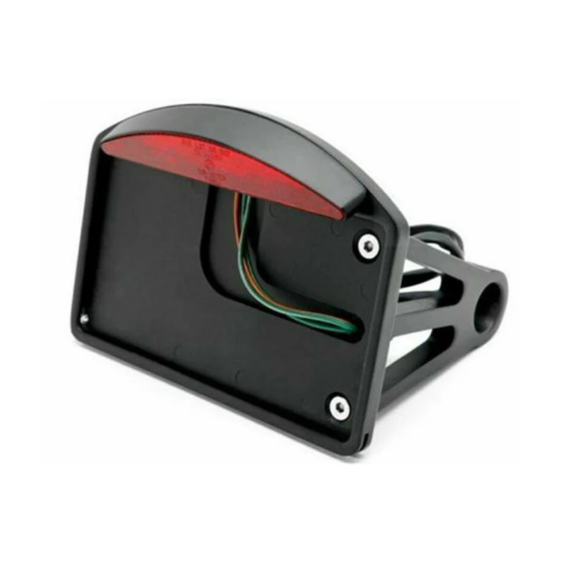 دراجة نارية لوحة ترخيص مصباح ليد خلفي الفرامل الخلفية حامل مصباح الجانب جبل قوس حامل لهوندا ل هارلي بوبر المروحية مخصص