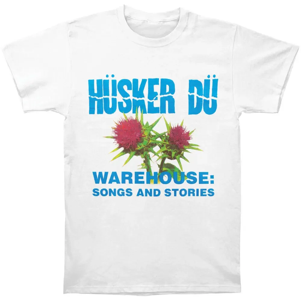 Men's Husker Du Thistle/Warehouse T-shirt XXX-Large White   High Quality 100%Cotton Short Sleeve