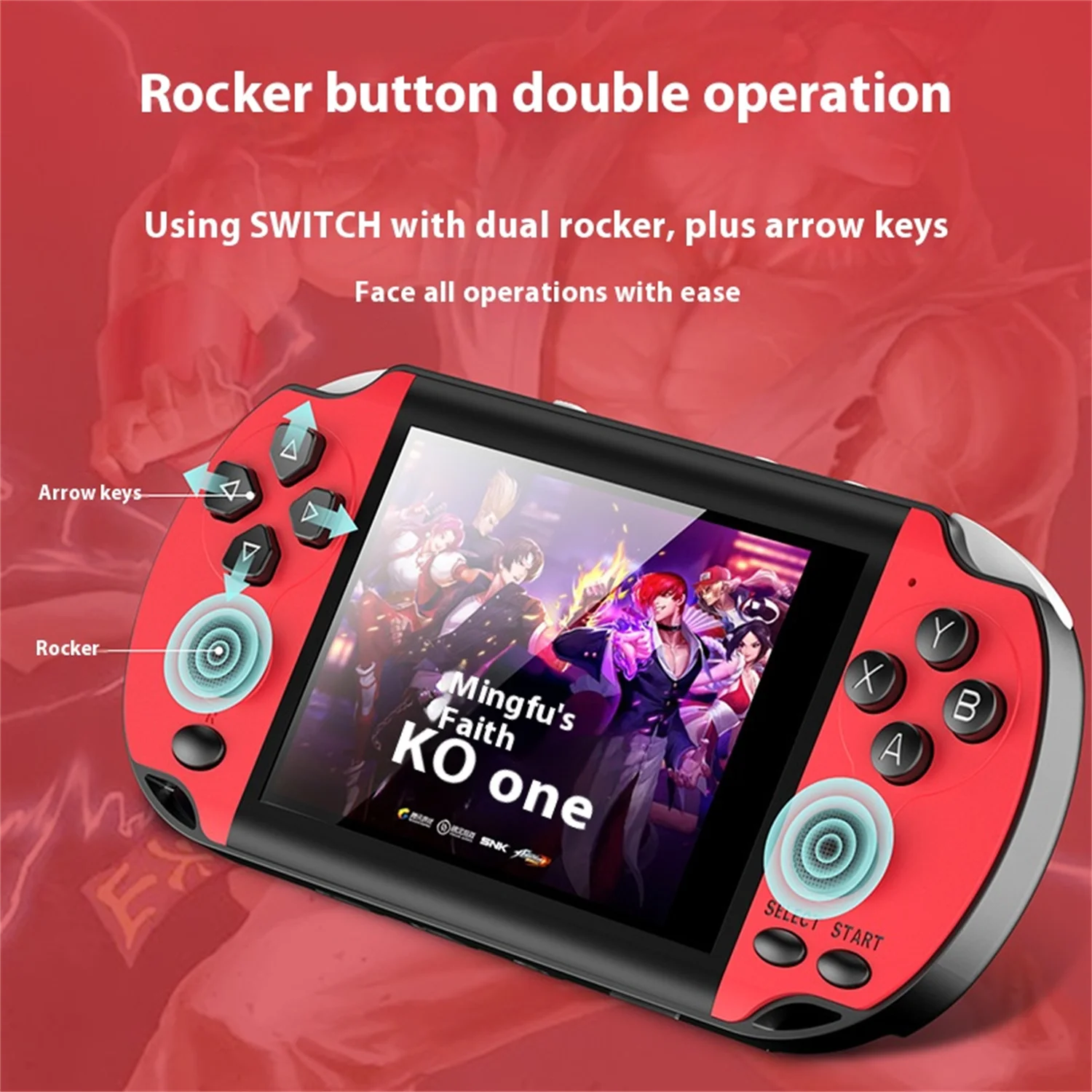 X7s joystick game console large screen PSP handheld game console retro nostalgic mini arcade handheld console