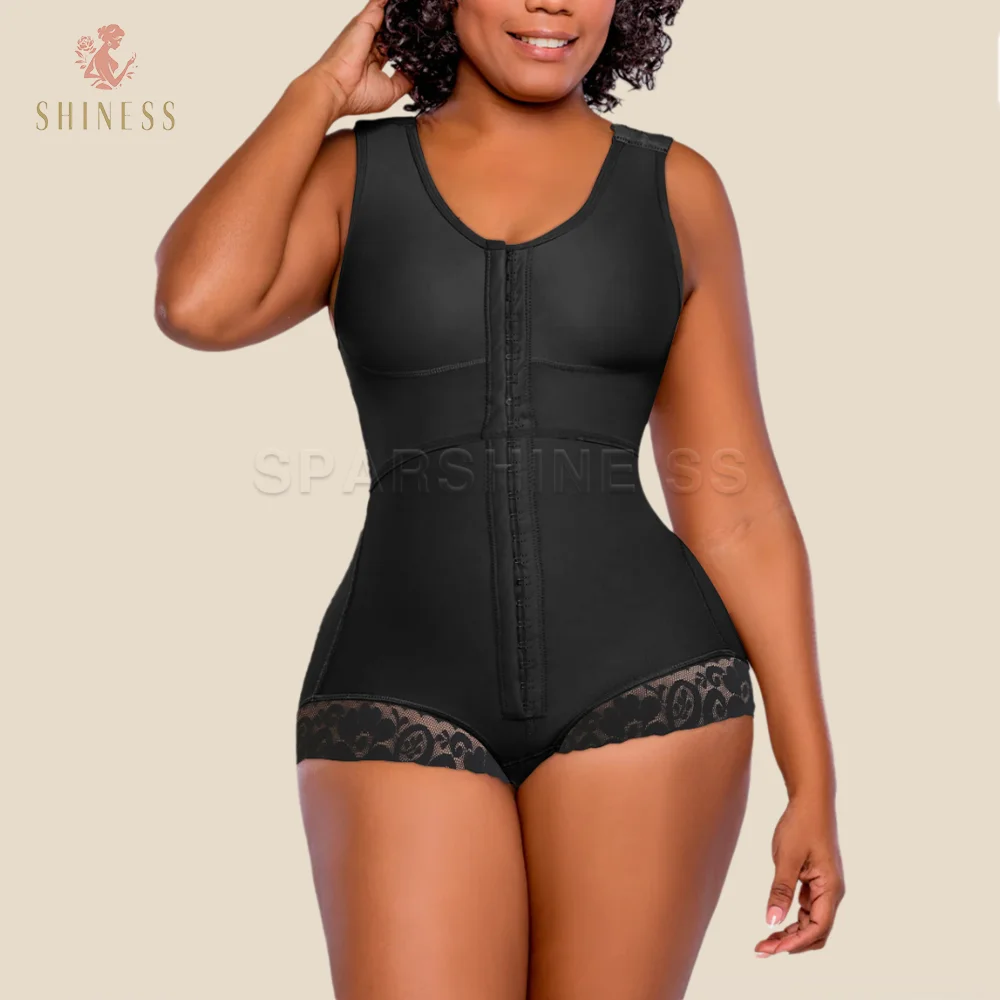 

Bbl Compression Faja Stage 3 Post Surgery Shapewear Colombianas Garment Style Bodysuit Seamless Abdomen Control Crotch Hooks-eye