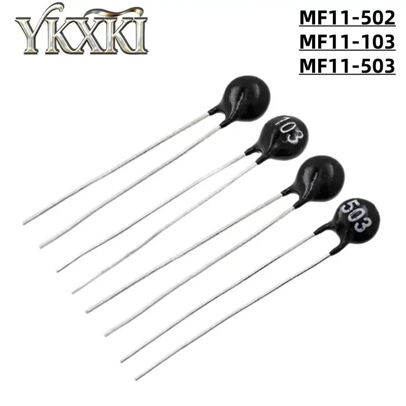 20PCS NTC MF11-502 MF11-103 MF11-503 negative temperature thermistor 20% MF11 5K 10K 50K 5mm black round head