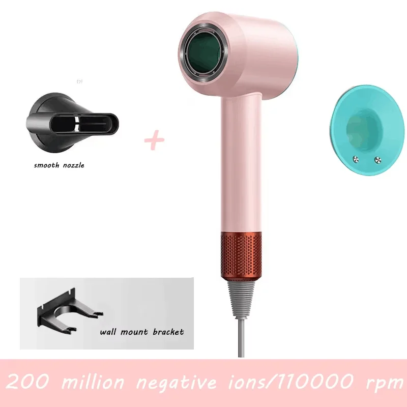 Electric Hair Dryer Super Professional Negative Ion Hair Dryer Home Salon Travel Portable Hair Dryer