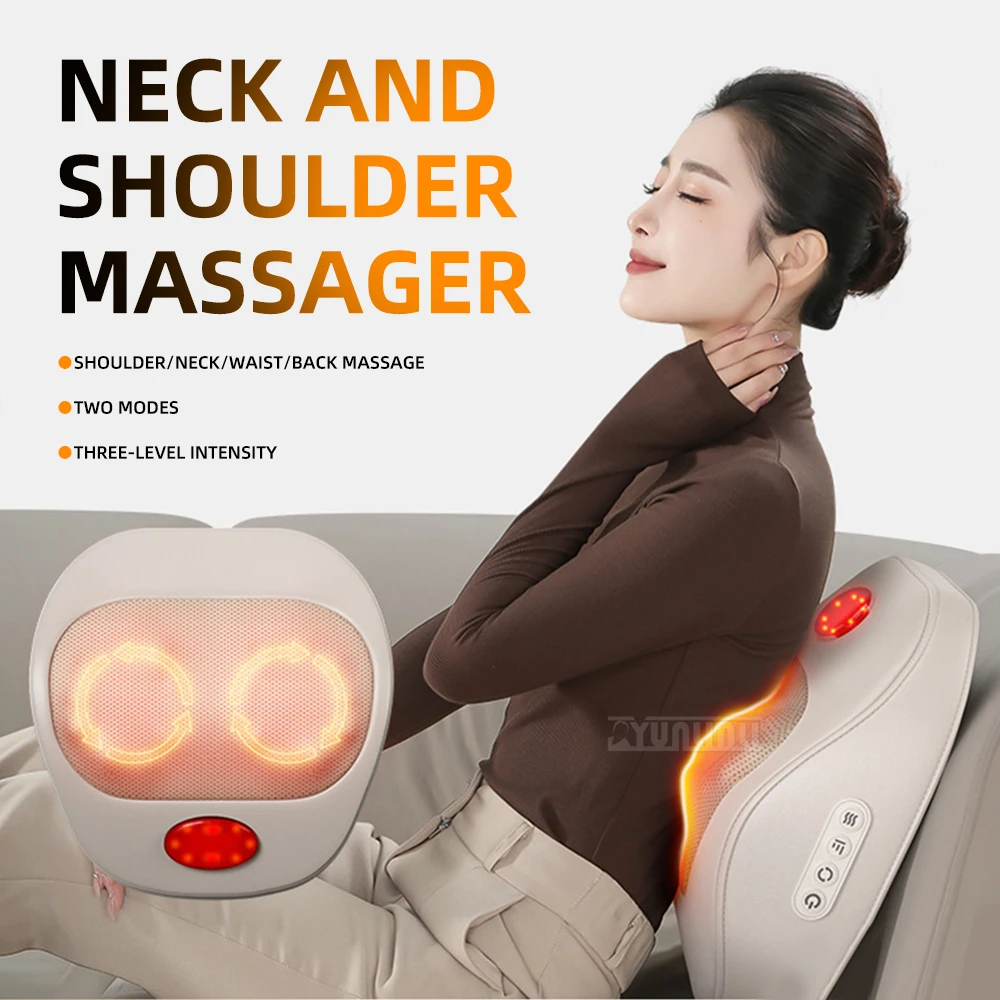 

Waist Massager Back Massager Hot Compress Shoulder and Neck Massage