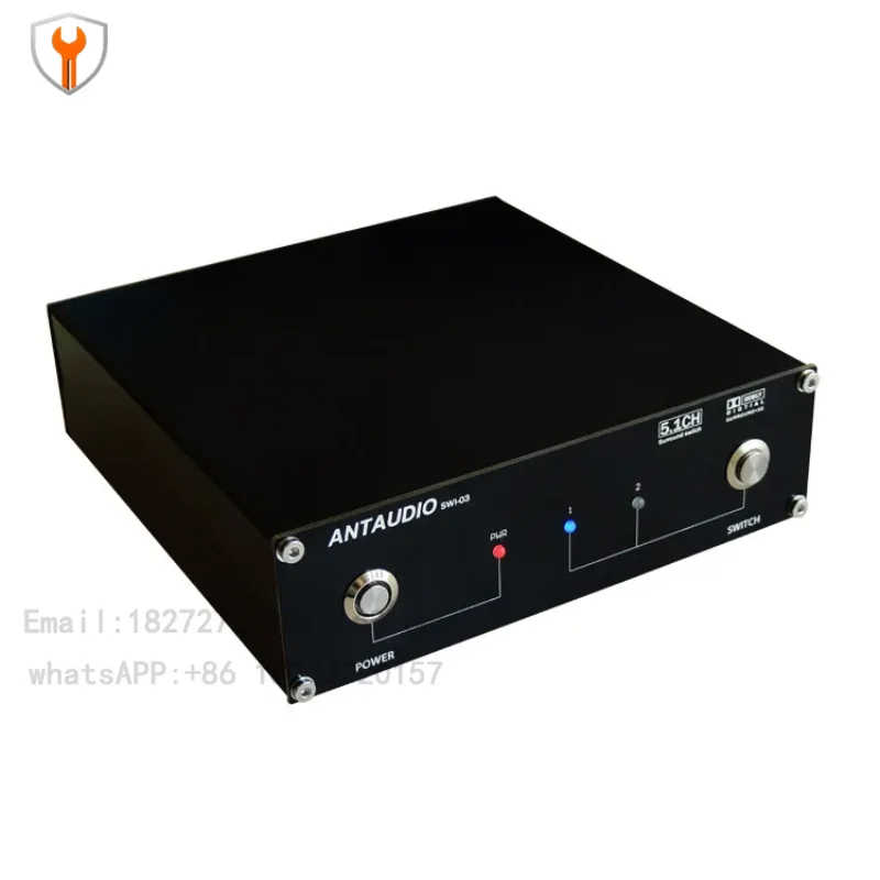 5.1 Channel Audio Source Signal Switcher Converter 2 audio sources share 1 amplifier can be used in reverse