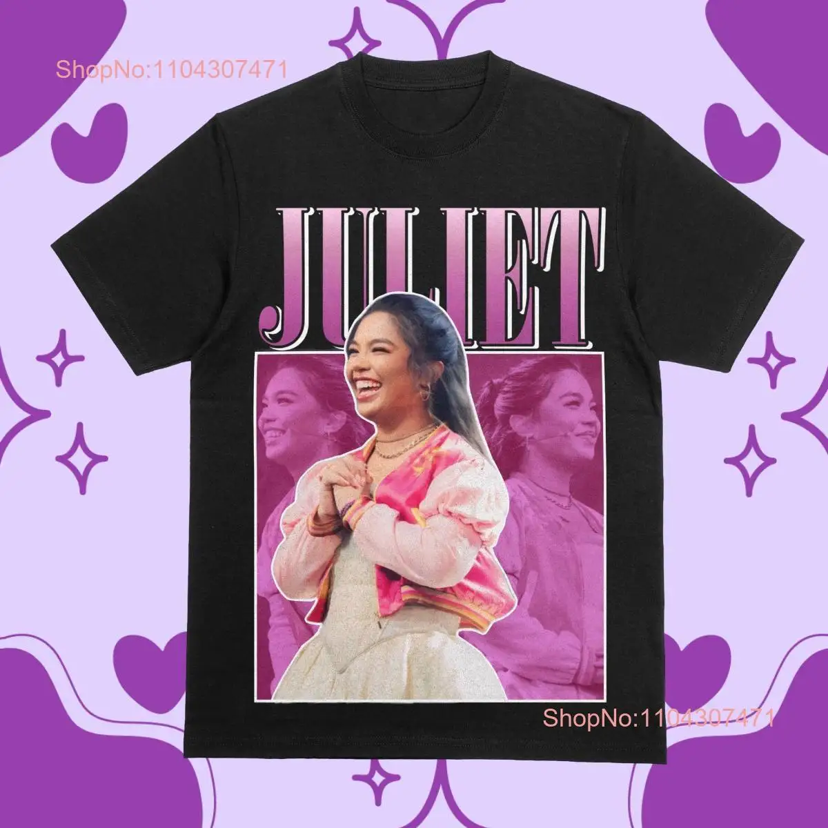 Juliet the musical Gerardine Sacdalan 90 s Vintage T Shirt long or short sleeves