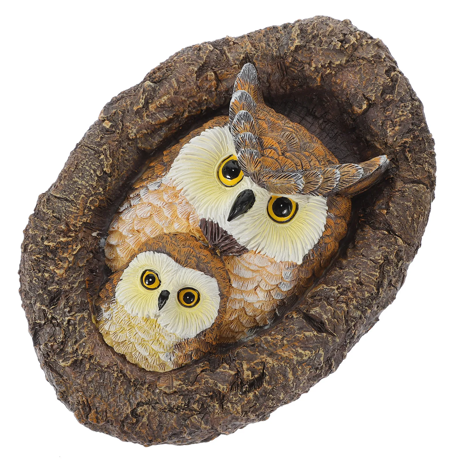 

Owl Tree Hanging Resin Ornament Garden Sculpture Outdoor Yard Decor Decorative Garden Statue Resin Owl Decorative Cartoon Owl,