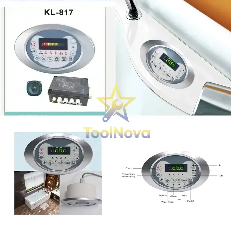 2026*Hotsale Contemporary Acrylic Electric Control Box Bathtub Spa Modern Whirlpool Hot Tub Computer Controller Board System