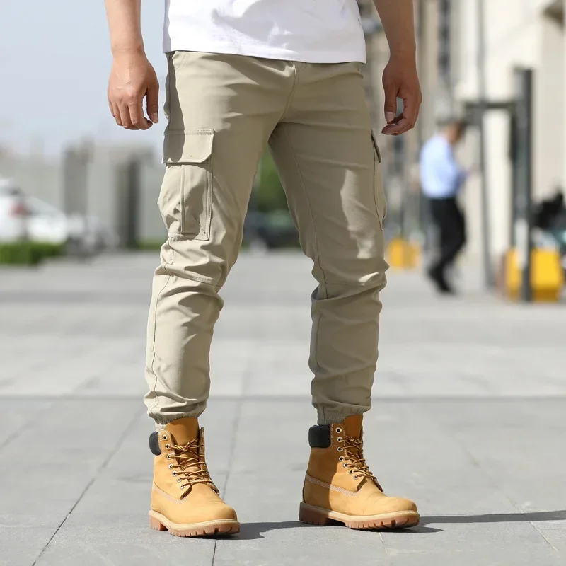 Men's Outdoor Sports and Leisure Multi Pocket Workwear Cool Pants Seasonal Multi Pocket Workwear Military Pants Casual Pants