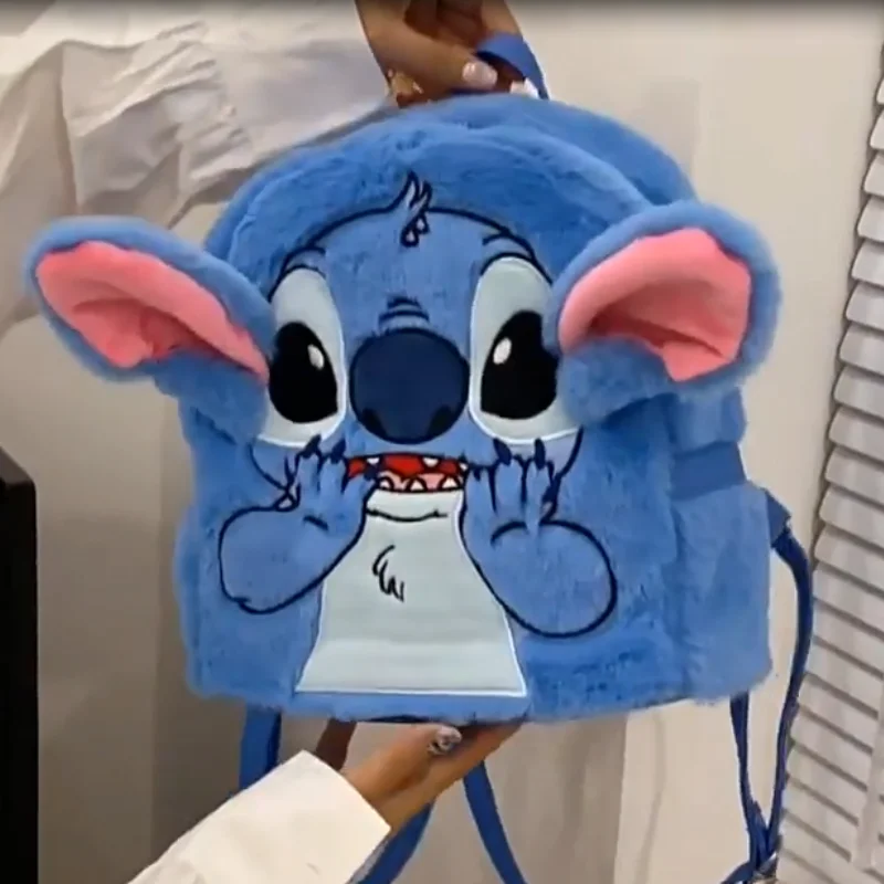 ใหม่ของแท้การ์ตูนน่ารัก Stitch กระเป๋า Campus นักเรียนน่ารัก Stitch กระเป๋าเป้สะพายหลังกระเป๋านักเรียนหญิงเด็กสาววันเกิดคริสต์มาสของขวัญ