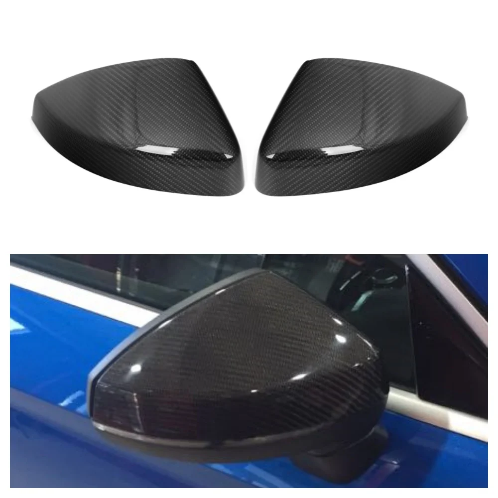 Custom High Quality Real Carbon Fiber OEM Style Side Mirror Cover Without Lane Assist forAu di A3 S3 2014-2020 A3 Mirror Cover