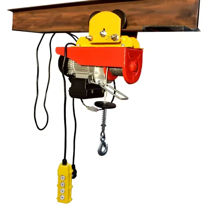 New Arrival Mini Electric Wire Rope Hoist Trolley Crane Electric Hoist 200 kg 500 kg 1000 kg with Electric Hoist Lifting - view 5