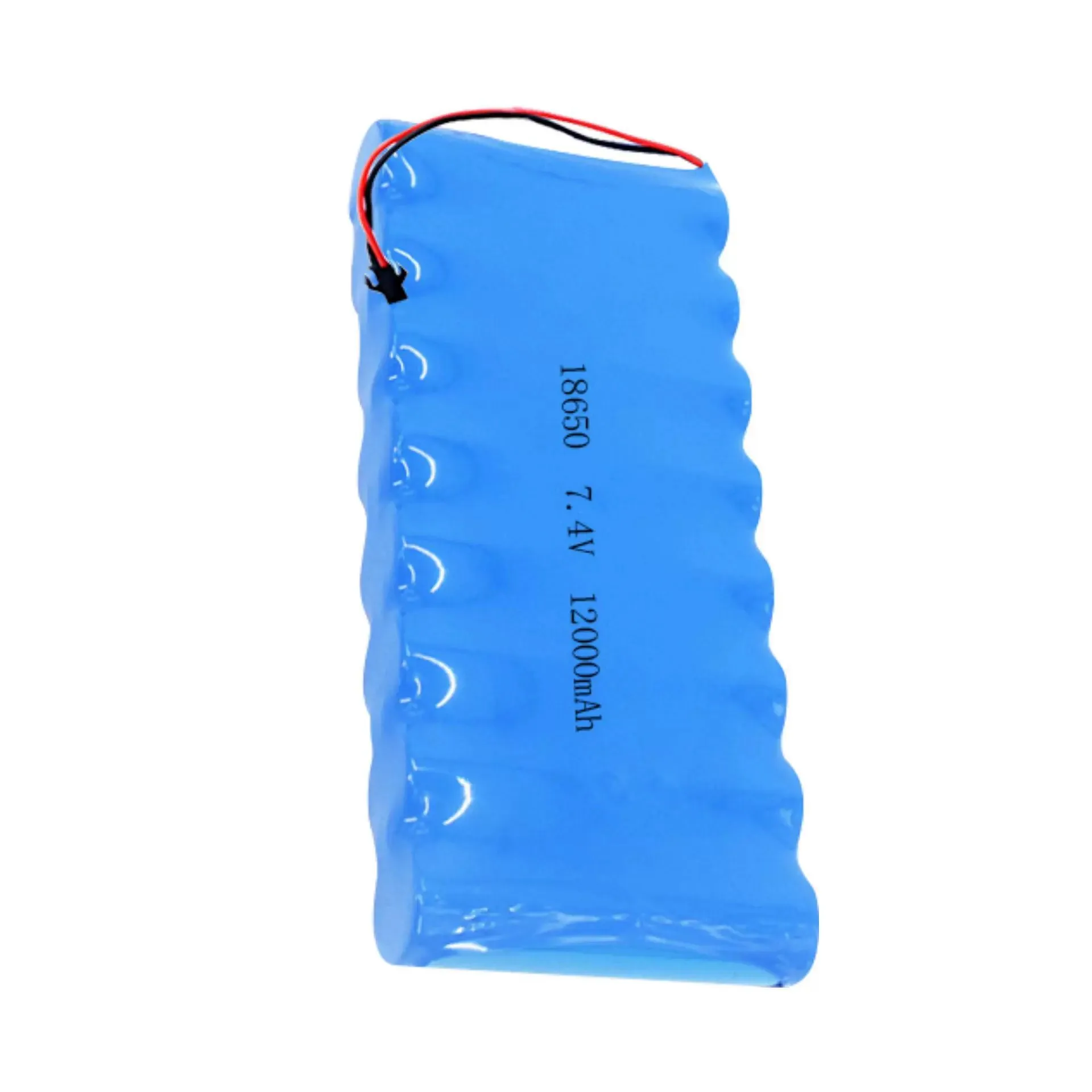 buy more will cheap 18650 rechargeable lithium battery pack 7.4V-12000mAh, large capacity and high rate