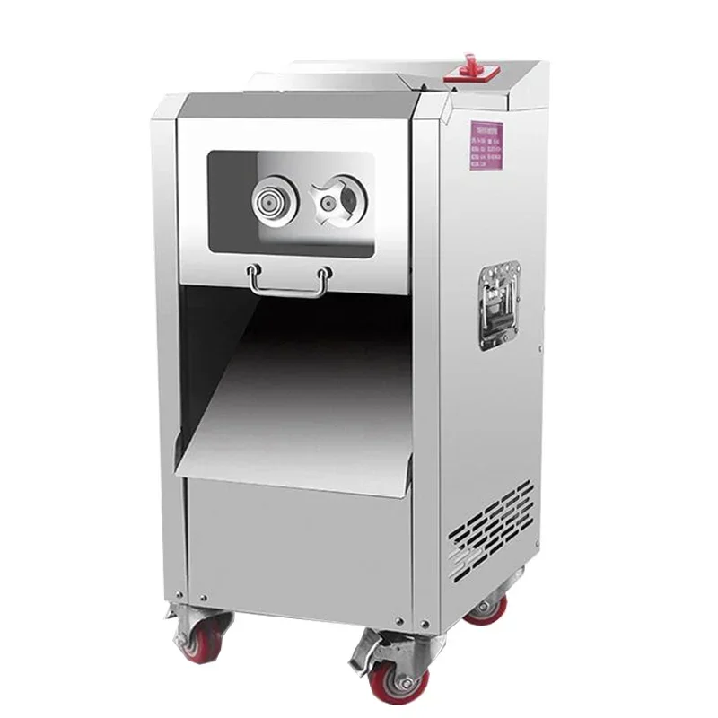 Exquisite 110V/220V Electric Meat Slicer Cutter Commercial Home Stainless Automatic Minced Meat Shredded Diced Mincer