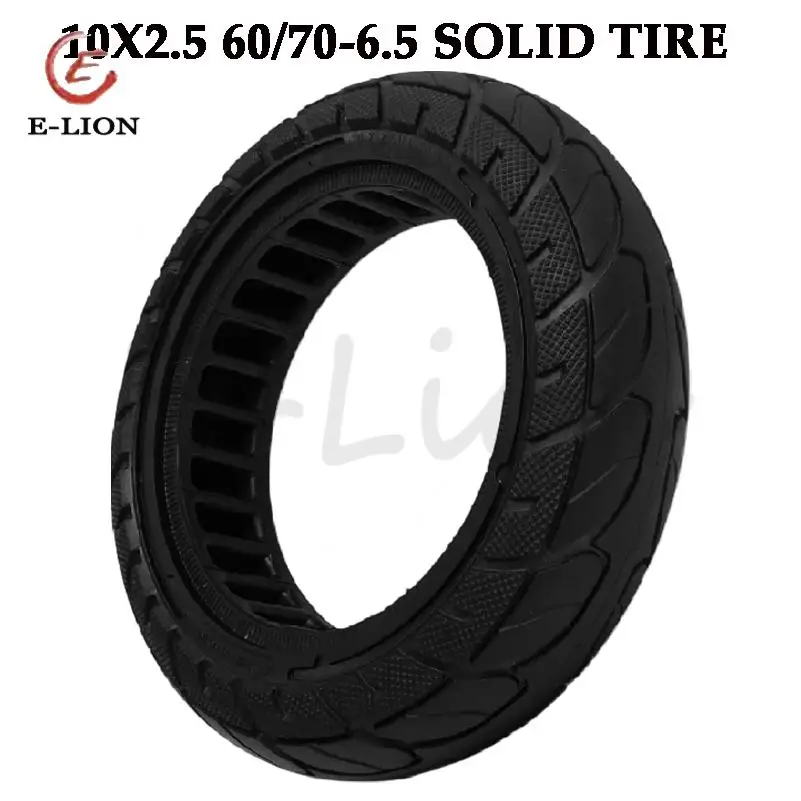 

Honeycomb Solid Tire 10x2.5 for Electric Scooter Non-Pneumatic 60/70-6.5 Size Replacement