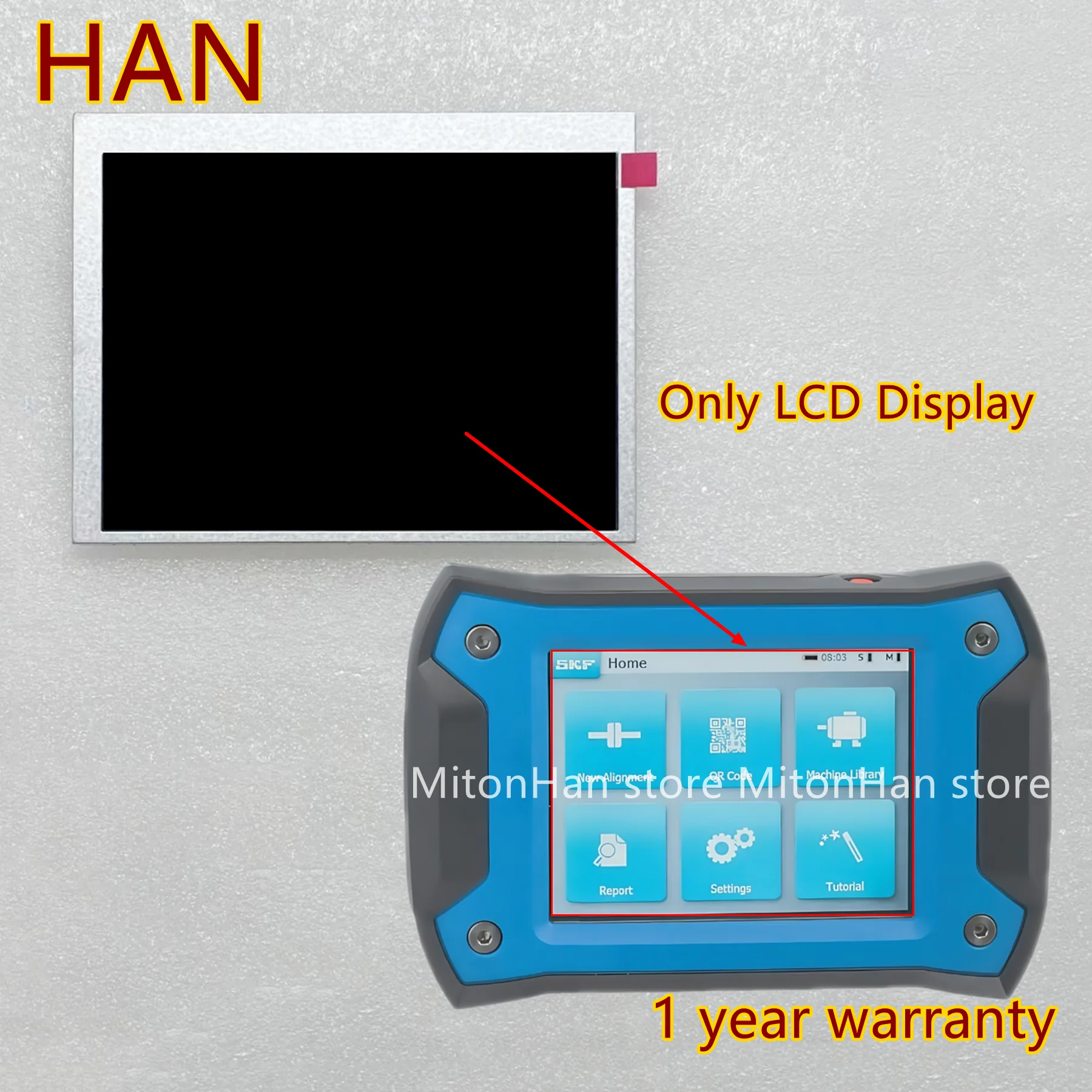 

New For Shaft Alignment Tool SKF TKSA 41 Lcd Display Screen (100% Test Before Shipment)