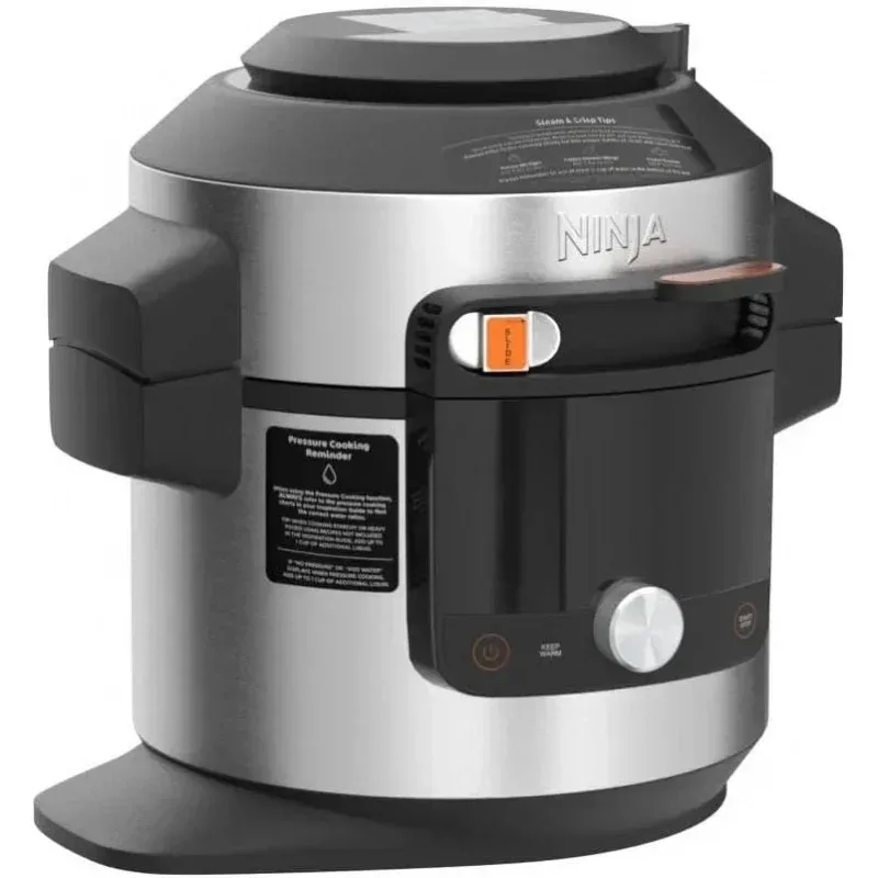 TGBF ninja ol701 Foodi 14-in-1 Smart XL 8 qt. طنجرة الضغط مقلاة بخارية Smartlid ومقياس الحرارة إطلاق البخار التلقائي، ذلك الهواء، علي