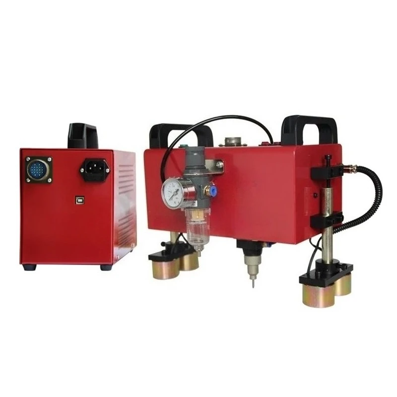 The KT-QD05 portable pneumatic marking machine is suitable for metal flange molds, steel pipes, and steel plates inkjet printers