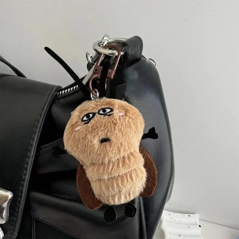 

U13F мультфильм таракан игрушка сумка кошелек кулон пушистый брелок для ключей игрушка