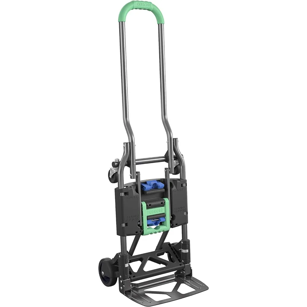 Shifter Multi-Positie Opvouwbare Handwagen En Kar, 300 Lb. Gewicht Capaciteit, Groen, 12222pbg1e