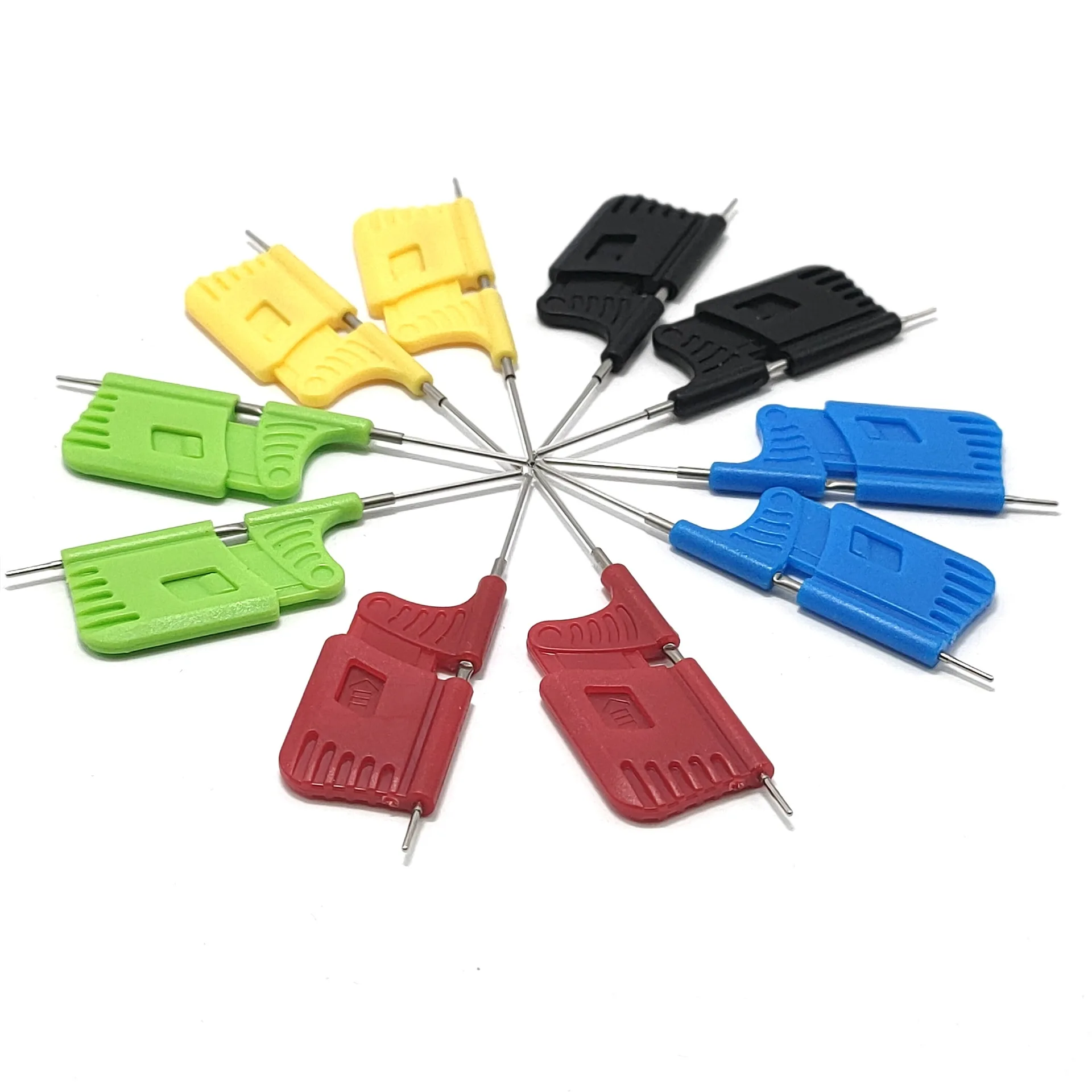 

10Pcs/Set SDK08 Test Clip 40V SMD Fixture IC Hook Clip Electrical Test Ultra Small Clip