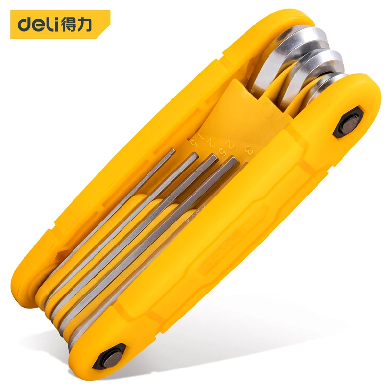 Dobrável Portátil Hexagonal Wrench Grupo Metal Metric Chave Torx Chave Allen Hex Chave de Fenda Ferramenta de Mão Llave Hexagon Spanner