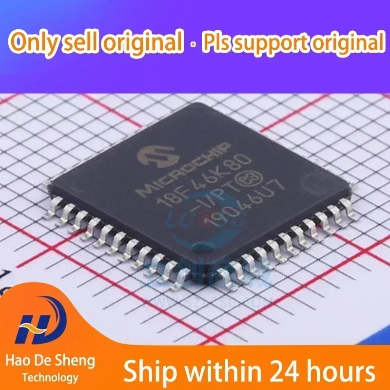 10 قطعة/الوحدة PIC18F46K80-I/PT 18F46K80 TQFP-44 جديد الأصلي في المخزون #1