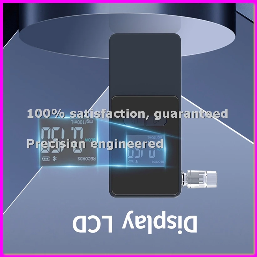 

Портативный профессиональный алкотестер AT808 с Bluetooth и приложением для обнаружения выдыхаемого газа, сенсор PZZW