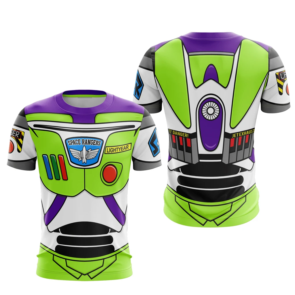 ديزني توي ستوري استكشاف المساحة مع ملابس عائلية متطابقة من Buzz Lightyear سريعة الجفاف وناعمة وقابلة للتمدد ومريحة وأنيقة مقاس كبير #2
