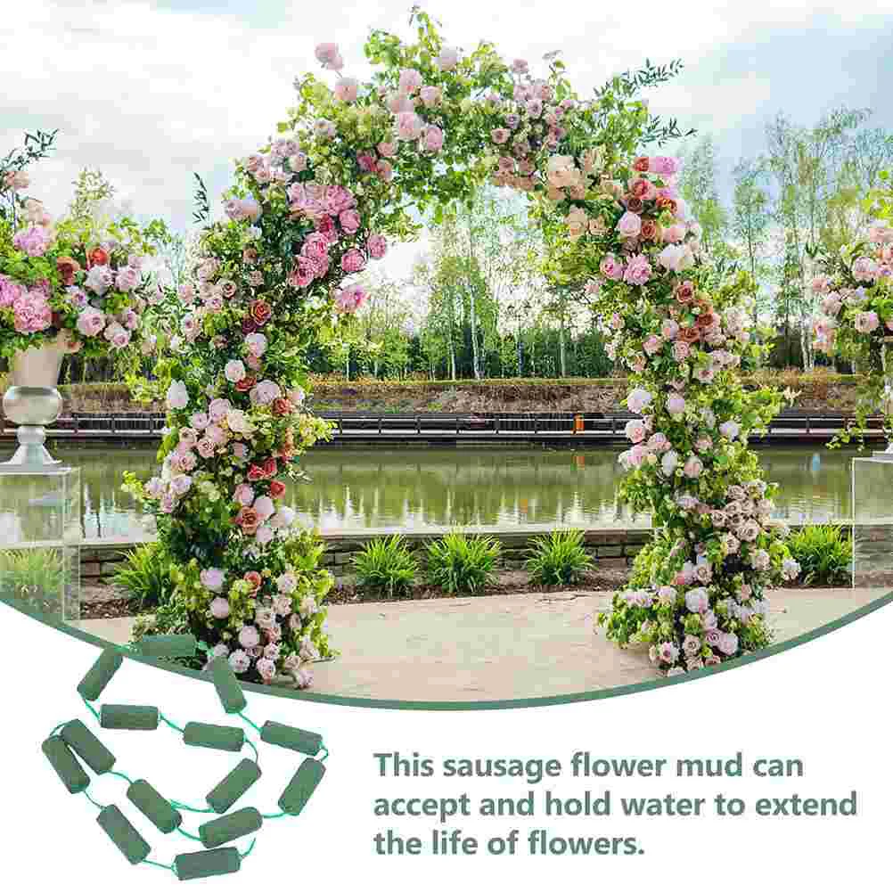 Foam Flower Floral Garland Blocks Brick Arch Wet Arrangement Sponge Block Florist Holder Green Arrangements Cage Dry