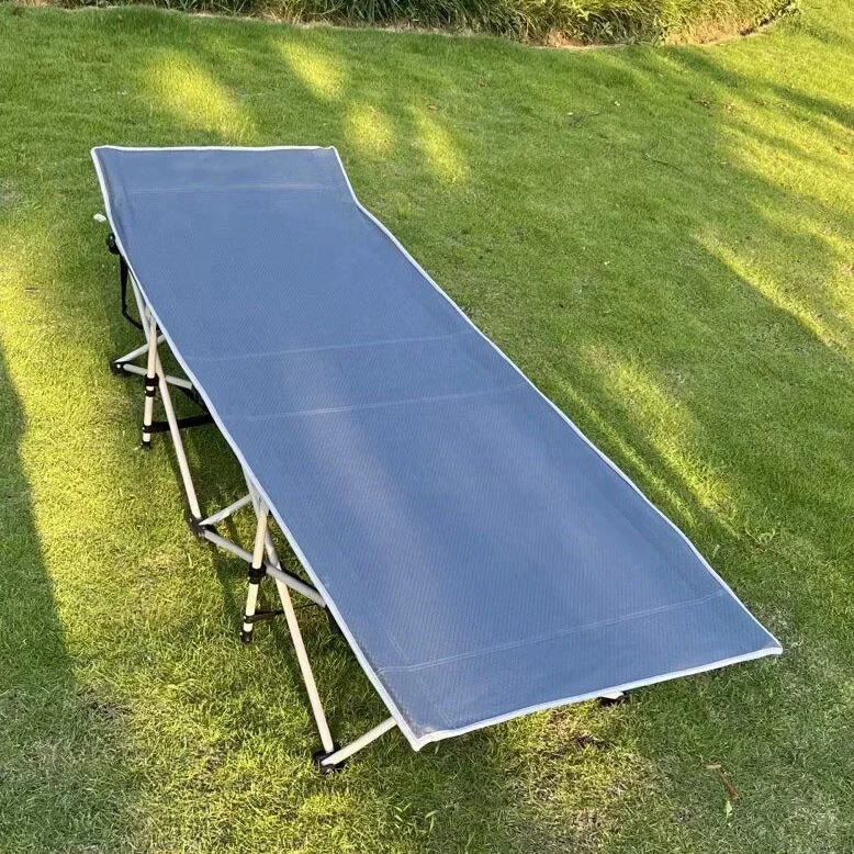 

Высококачественная портативная складная кровать для кемпинга на открытом воздухе, у бассейна, современный дизайн, для отдыха на природе