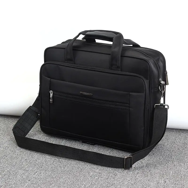 Large Capacity Oxford Fabric Men's Business Bag Shoulder Handbag Laptop Bag Casual Crossbody Work Tool Bag for Young Men