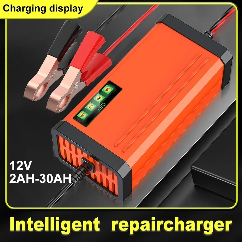 

Car charger 12V 2A LED display quick charging adapter DC13.8V 2A for dry and wet AGM GEL lead-acid battery charging