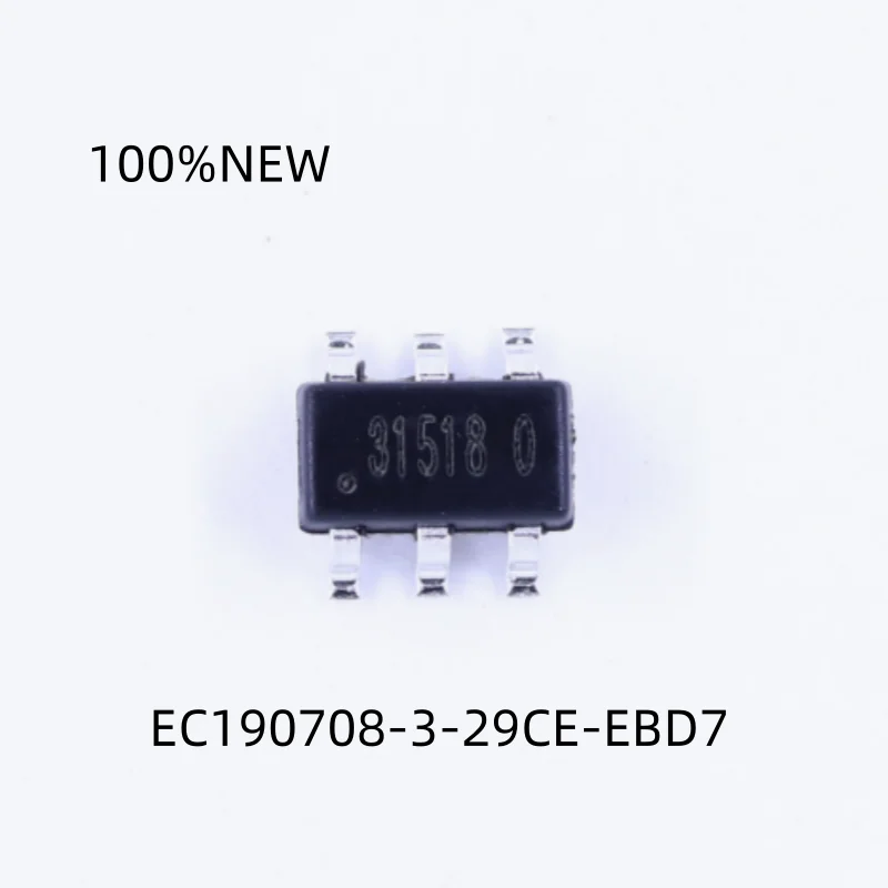 (10 Pieces) 100% New Ec190708-3-29Ce-Ebd7 Sot-23-6 Long-Press 3-Second Power On/Off Touch Analog Button Ic