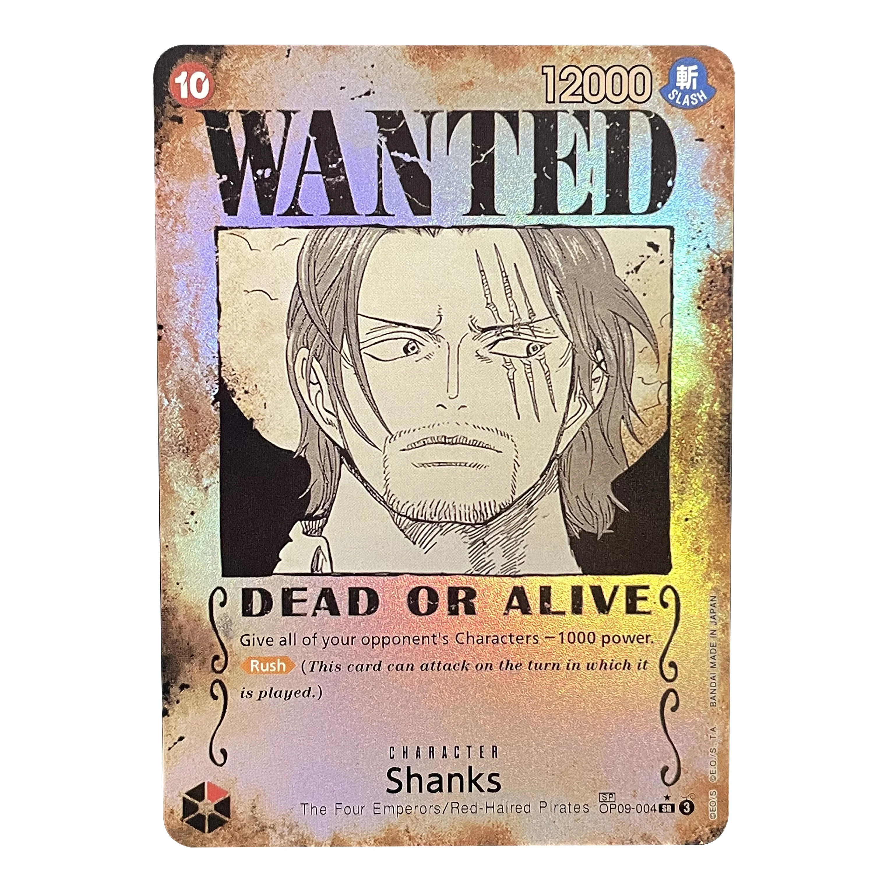 EEN STUK Proxy Card Monkey D Luffy SP-OP05-119 SEC WILDE Poster Alt Art/Geheime Zeldzame OPCG TCG Super Zeldzame Folie Kaarten