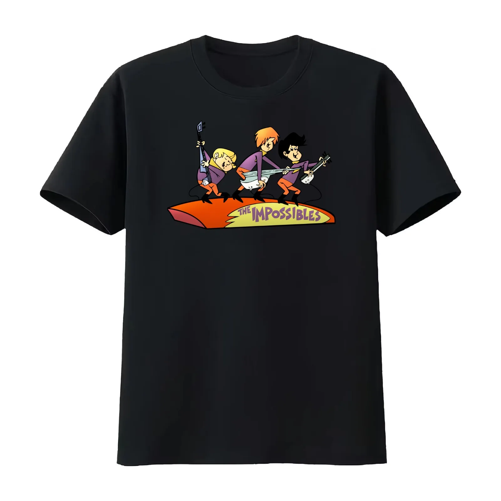 the impossibles T-Shirt Summer Casual Cotton Tee Oversized Streetwear Tops Vintage Graphic Print Loose Fit Short Sleeve