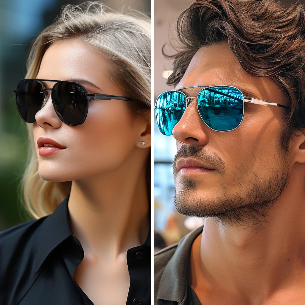 MAXJULI XXL Size Large Polarized Sunglasses for Men Big Wide Heads Metal 151MM Glasses lentes de sol para hombre 8222