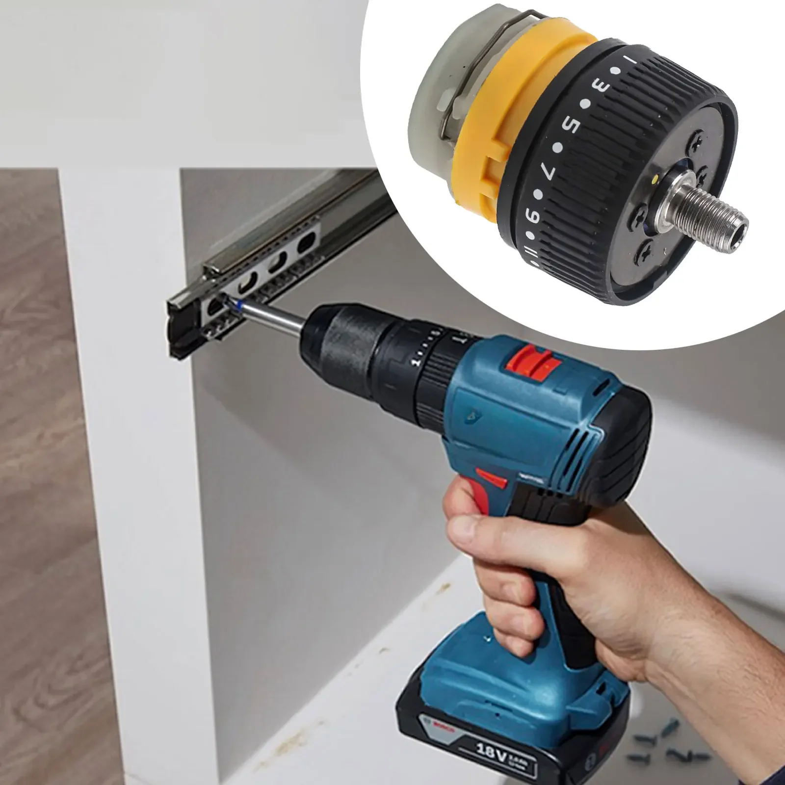 13 Teeth Gearbox Dual Speed Gearbox Cordless Drill Gearbox Metal Gearbox Professional Use DIY Projects For Electric Screwdrivers