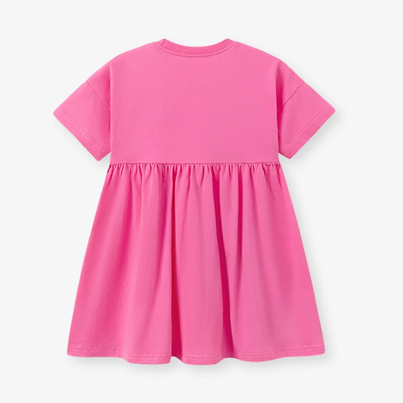 Little maven Christmas Dress for Girls Kids Clothes Children's Clothing Embroidered Cartoon Rainbow Clouds Dresses 2-7 Years